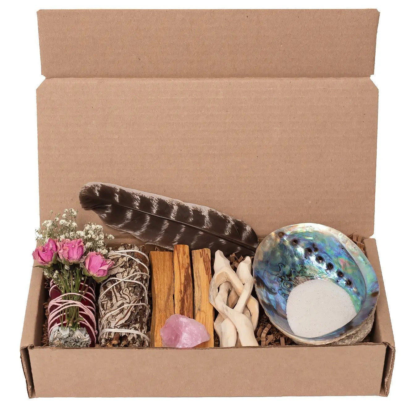 Love & Harmony Floral Bundle w/Palo Santo & Rose Quartz Kit